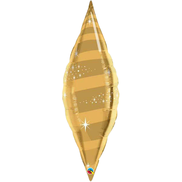 Large Taper Swirl Gold